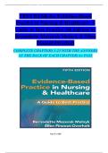 Test Bank for Evidence-Based Practice in Nursing & Healthcare&colon; A Guide to Best Practice &lpar;5th Edition&rpar; by Bernadette Melnyk & Ellen Fineout-Overholt all 23 chapters covered