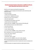 Standard Hospital Student Orientation & HIPPA Certificate Exam Questions And Answers 100&percnt; Pass 