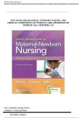 TEST BANK FOR MATERNAL-NEWBORN NURSING&colon; THE CRITICAL COMPONENTS OF NURSING CARE 4TH EDITION BY DURHAM &sol;ALL CHAPTERS 1-19