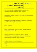 EPICCARE AMBULATORY 400 EXAM QUESTIONS AND ANSWERS 2025
