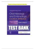 Test Bank for Essentials of Oral Histology and Embryology&colon; A Clinical Approach&comma; 6th Edition by Daniel J&period; Chiego Jr&period; &vert; Complete Exam Prep with Answers & Rationales &vert; 2025&sol;2026