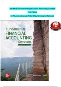 Test Bank for Fundamental Financial Accounting Concepts 11th Edition by Thomas Edmonds&comma; Philip Olds&comma; Christopher Edmonds