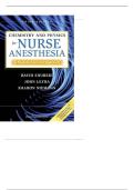 Chemistry and Physics for Nurse Anesthesia 3rd Edition Shubert Test Bank
