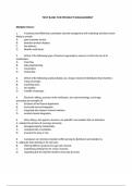 TEST BANK FOR PRODUCT MANAGEMENT&period; QUESTIONS AND ANSWERS
