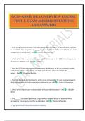 GCSS-ARMY DUA OVERVIEW COURSE TEST 1&period; EXAM 2025&sol;2026 QUESTIONS AND ANSWERS