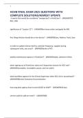 HCHB FINAL EXAM 2025 QUESTIONS WITH COMPLETE SOLUTIONS&sol;NEWEST UPDATE