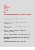 88M Redbook Study Guide for LHS Exam Questions With Correct Answers&period;