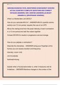 AWHONN ADVANCED FETAL MONITORING EXAM NEWEST 2025&sol;2026  ACTUAL EXAM WITH COMPLETE QUESTIONS AND CORRECT  DETAILED ANSWERS &lpar;100&percnt; VERIFIED ANSWERS&rpar; &vert;ALREADY  GRADED A&plus;&vert; &vert;&vert;PROFESSOR VERIFIED&vert;&vert;