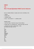 OBT3 Ch&period; 8 & 17 Exam Questions With Correct Answers