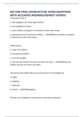 EEC1200 FINAL EXAM&sol;ACTUAL EXAM QUESTIONS WITH ACCURATE ANSWERS&sol;NEWEST UPDATE