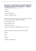 E&E EXAM 1 QUESTIONS WITH SOLVED CORRECTLY ANSWERS&sol;NEWEST UPDATE&sol;GRADE A&plus; ASSURED