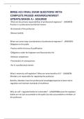 BMEG 455 FINAL EXAM QUESTIONS WITH COMPLETE PASSED ANSWERS&sol;NEWEST UPDATE&sol;GRADE A&plus; ASSURED