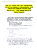 HESI Exit v6 &lpar;NGN style Qs & Case studies&rpar;  TEST STUDY GUIDE 2025&sol;2026 QUESTIONS BANK  AND CORRECT DETAILED ANSWERS WITH  RATIONALES &vert;&vert; 100&percnt; GUARANTEED PASS  <RECENT VERSION> 