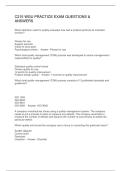 C215 WGU PRACTICE EXAM QUESTIONS & ANSWERS