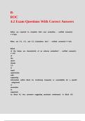 B-ROC 4&period;2 Exam Questions With Correct Answers