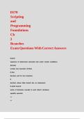 D278 Scripting and Programming Foundations Ch 3 Branches Exam Questions With Correct Answers&period;
