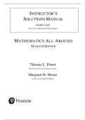 Solution Manual For Mathematics All Around&comma; 7th Edition by Thomas Pirnot Margaret Moore Chapter 1-14