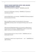 NASCO EXAM QUESTIONS WITH 100&percnt; SOLVED ANSWERS&sol;NEWEST UPDATE