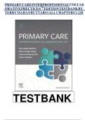 TEST BANK FOR Buttaro&colon; Primary Care&colon; A Collaborative Practice&sol; Interprofessional Collaborative Practice 6TH EDITION &lpar;All Chapters 1- 228&rpar; Questions And Answers in 260 Pages&period;