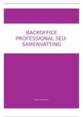 Seu-Backoffice Professional Samenvatting