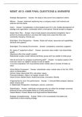 MGMT 4513- AIME FINAL QUESTIONS & ANSWERS