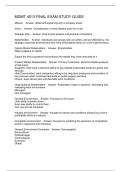 MGMT 4513 FINAL EXAM STUDY GUIDE