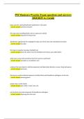 PSI Manicure Practice Exam 2024&sol;2025 &ndash; Verified Questions and Answers &lpar;100&percnt; Solved&comma; A&plus; Solutions&rpar;