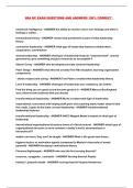 NEA BC EXAM QUESTIONS AND ANSWERS 100&percnt; CORRECT 