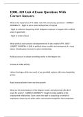IDRL 320 Unit 4 Exam Questions With Correct Answers