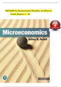 TEST BANK For Microeconomics&comma; 9th edition by Jeffrey M&period; Perloff&comma; Chapters 1 - 20