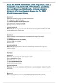 Health Assessment HESI V2 Study Guide &vert; Updated 2025&sol;2026 Nursing Exam Practice Questions with Verified Answers & Detailed Explanations &vert; Covers Physical Assessment&comma; Patient History & Clinical Skills