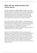 IDRL 320 Case studies questions with correct answers&period;