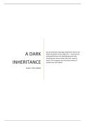 Nederlandse samenvatting A Dark Inheritance &ndash; H&period;M&period; Askwith &lpar;hoofdstuk 1 t&sol;m 49&comma; inclusief vragen&rpar;