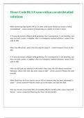 Heart Code BLS Exam with accurate detailed solutions