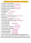 ACLS-Pretest &lpar;Latest 2025 &sol; 2026 Update&rpar; Actual Questions and Verified Answers &vert; 100&percnt; Correct &vert; Grade A&plus;
