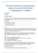 Test Bank for Saunders Comprehensive Review for the NCLEX-RN&reg; Examination&comma; 9th Edition