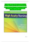 High-Acuity Nursing &lpar;7th Edition&rpar; by Kathleen Wagner & Melanie Hardin-Pierce &vert; Complete Test Bank with Correct Answers and Rationales