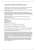 NRSG 3302 WOMEN AND FAMILIES EXAM 1 