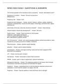 NRSG 3302 EXAM 1 QUESTIONS & ANSWERS