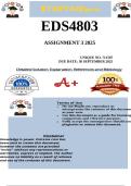EDS4803 Assignment 3 2025 &lpar;711507&rpar;