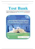 Test Bank for Understanding Pharmacology Essentials for Medication Safety&comma; 3rd Edition by M&period; Linda Workman & LaCharity
