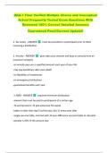 QKA-1 Final Verified Multiple Choice and Conceptual  Actual Frequently Tested Exam Questions With  Reviewed 100&percnt; Correct Detailed Answers   Guaranteed Pass&excl;&excl;Current Update&excl;&excl;