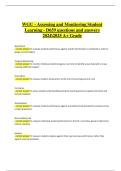 WGU D659 Assessing and Monitoring Student Learning &ndash; Objective Assessment Actual Exam 2024&sol;2025 with Questions&comma; Correct Detailed Answers&comma; and Rationales