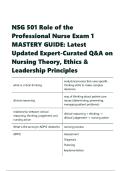 NSG 501 - Ostomy Pouching&comma; Urinal Use&comma; and Wound Drainage Evacuation with complete verified solutions 2025&period;pdf