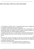 MHA 705 Exam 2 with full pack solutions