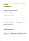 NURS 316B Pharmacology Homework Concepts Test Questions Answered Correctly Latest Version 2025-2026
