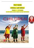 Test Bank For Children 14th Edition by John Santrock &lpar;2018&rpar; All Chapters&comma; Complete Latest Guide&period;