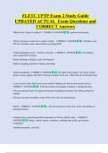 FLETC UPTP Exam 2 Study Guide  UPDATED ACTUAL  Exam Questions and  CORRECT Answers 