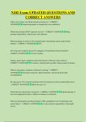 N202 Exam UPDATED QUESTIONS AND  CORRECT ANSWERS