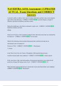 NAVEDTRA 14316 Assessment 1 UPDATED  ACTUAL  Exam Questions and CORRECT  Answers 